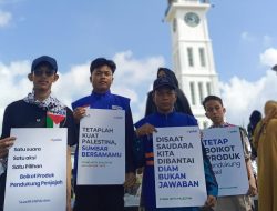 Udara Pagi di CFD Bukittinggi Hangat oleh Solidaritas untuk Palestina
