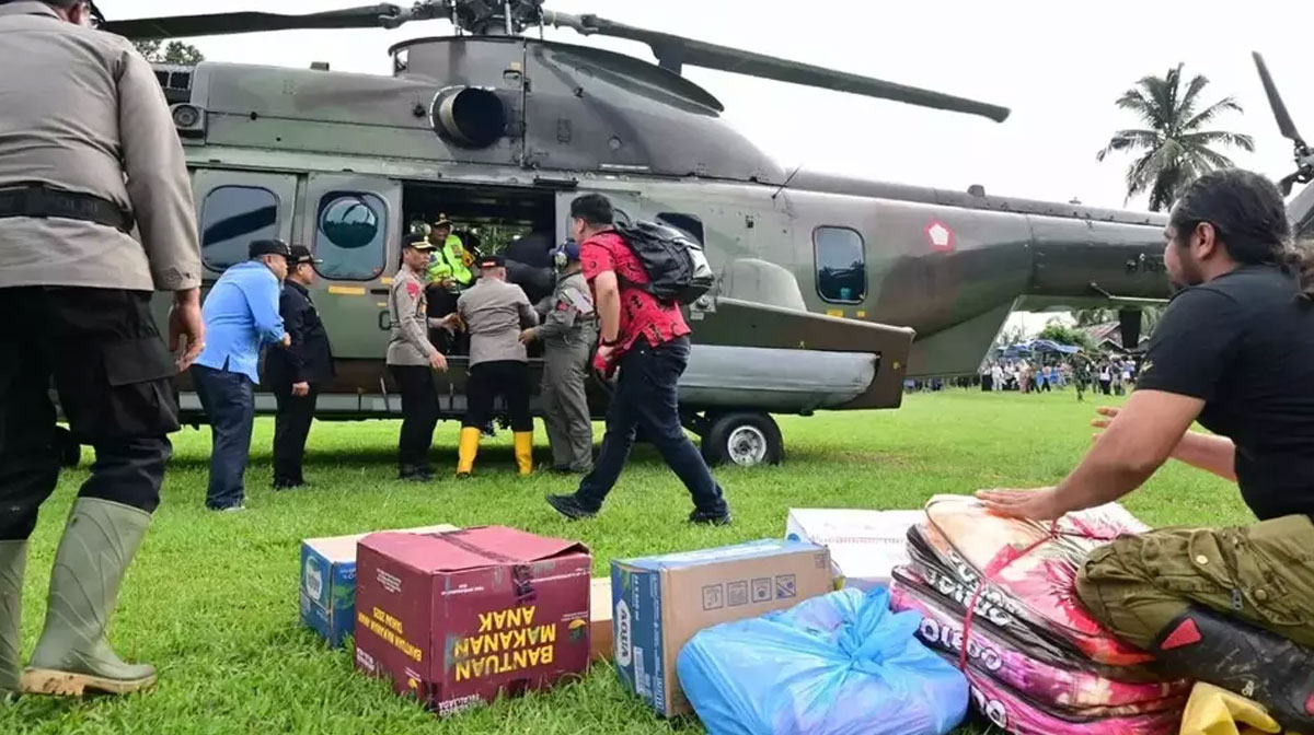 Pemerintah Kerahkan 11 Helikopter Percepat Bantuan Bencana di Bukittinggi